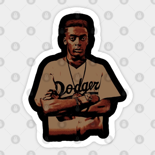 Mookie Do the Right Thing - 70s Style Illustration Sticker by GGARM